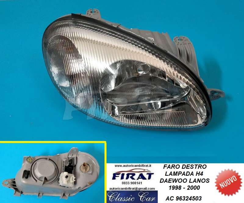 FARO DAEWOO LANOS 98 - 00 H4 DX (96324503)